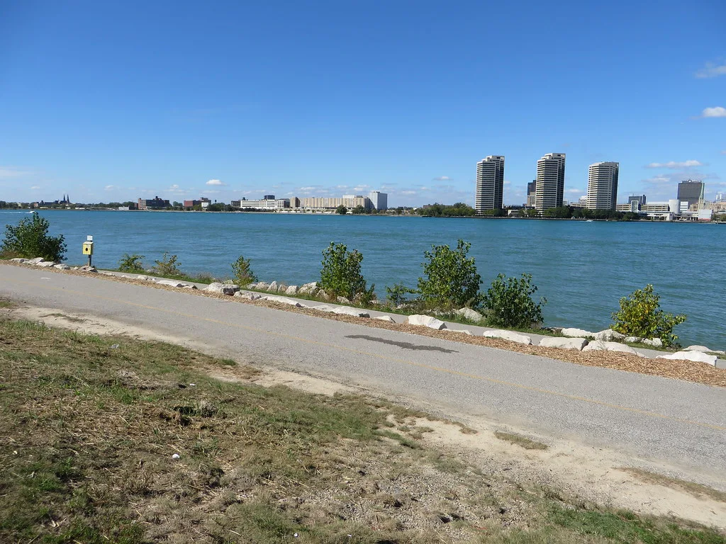 Detroit River from Windsor, Ontario
