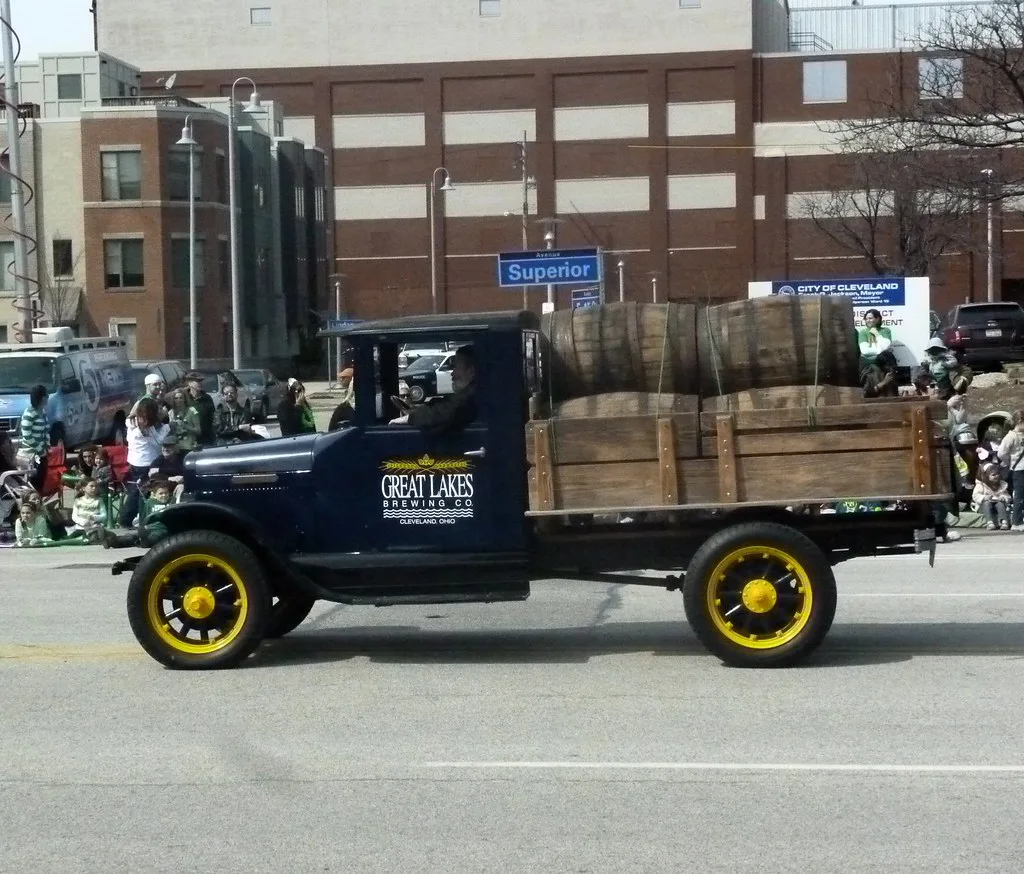 Great Lakes Brewery truck, Cleveland