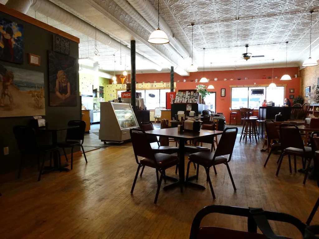 Inside Fay's Evelyn Bay Coffee Shop, Charlotte