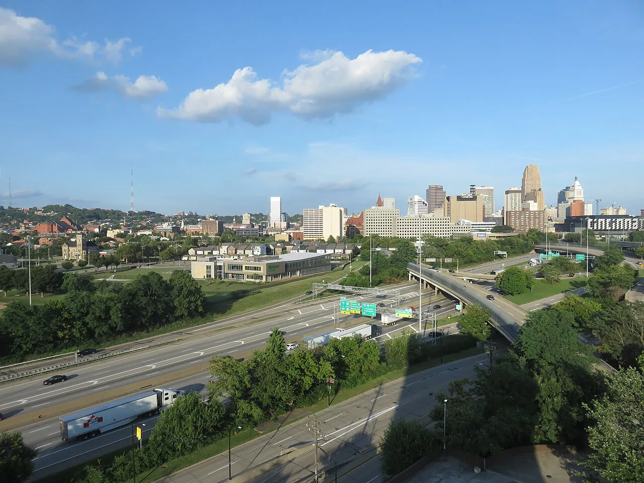 Interstate 75 in Downtown Cincinnati