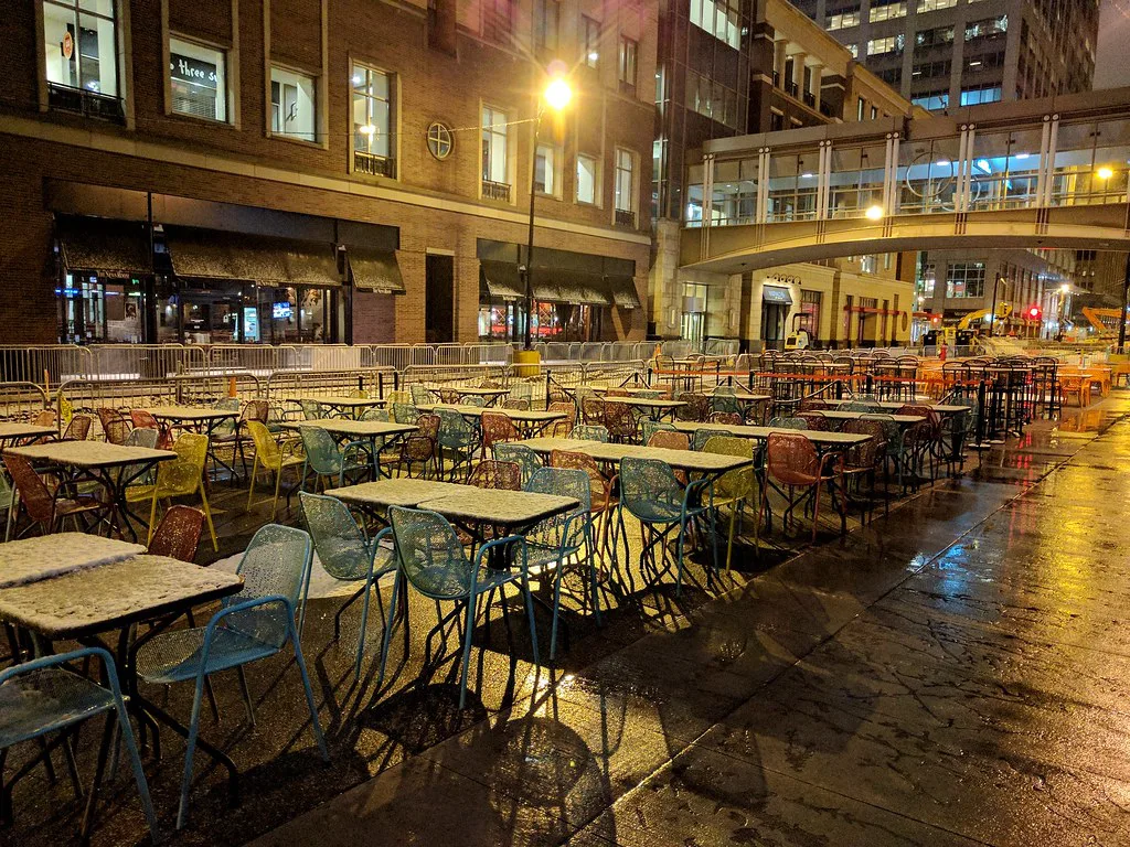 Patio season, Minneapolis