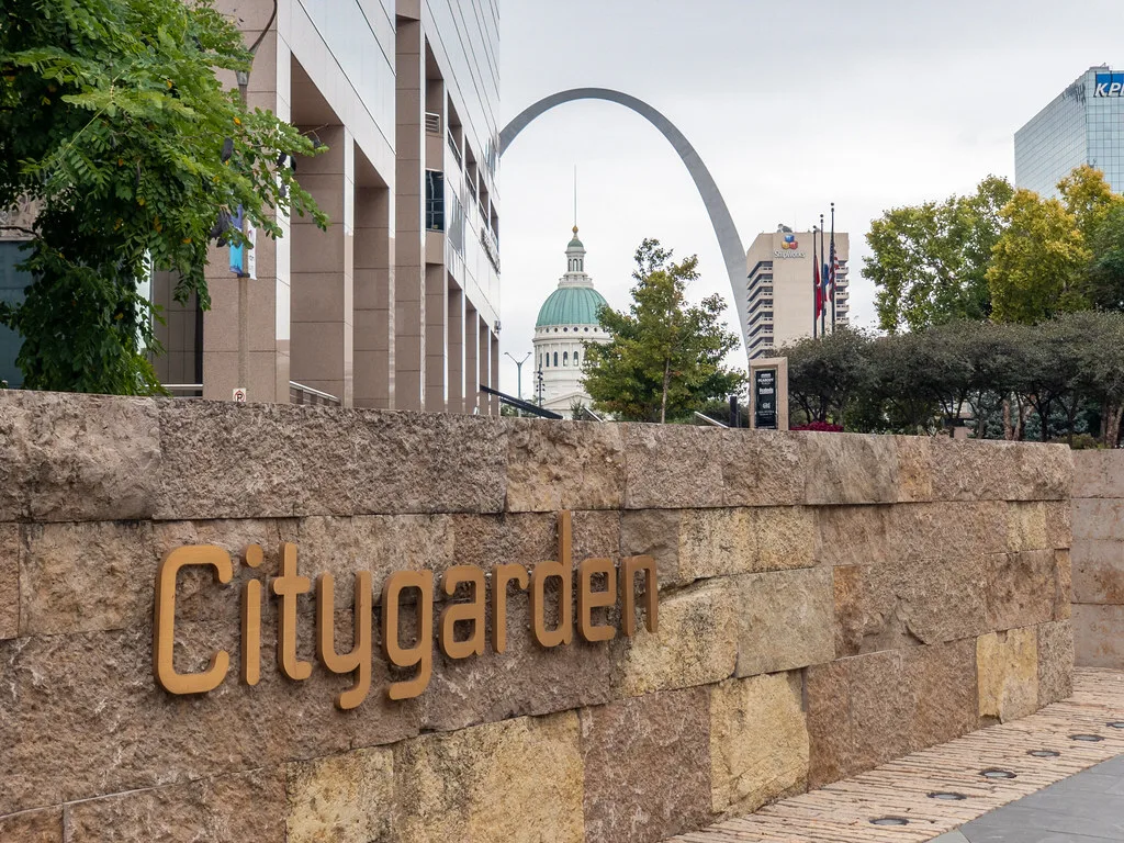 Citygarden- downtown St Louis