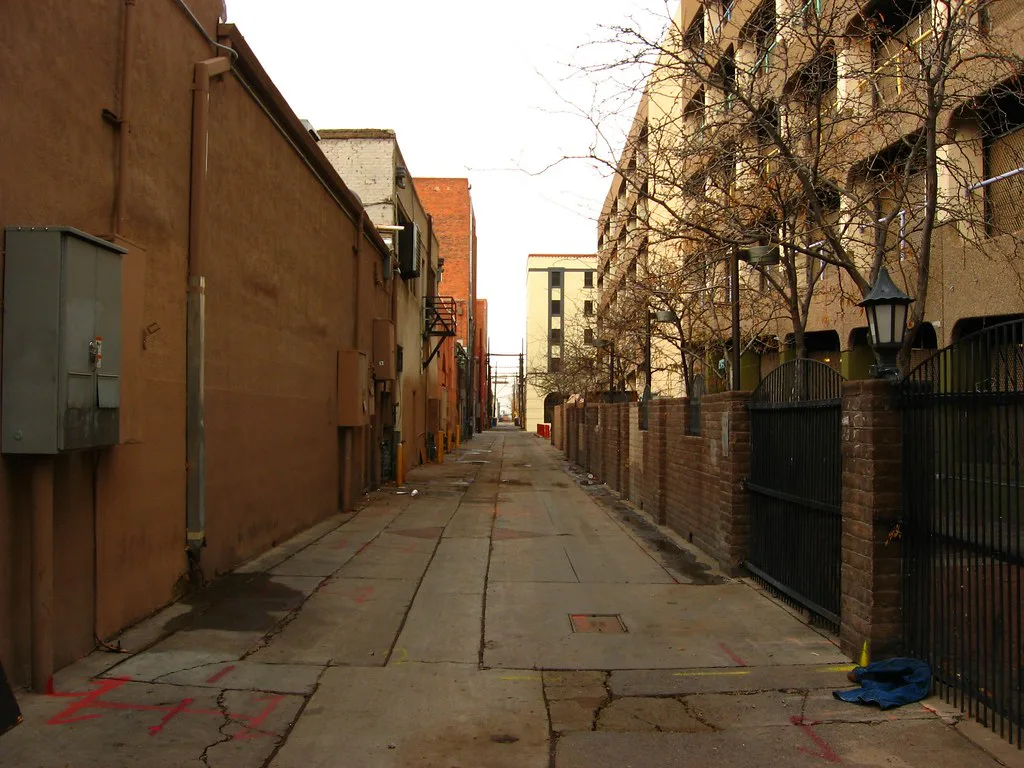 Alley, Downtown Albuquerque, New Mexico
