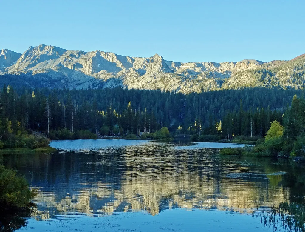 First Light on Twin Lakes, Mammoth Lakes, CA